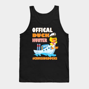 Duck Hunter Funny Duck Cruising Cruise Tank Top